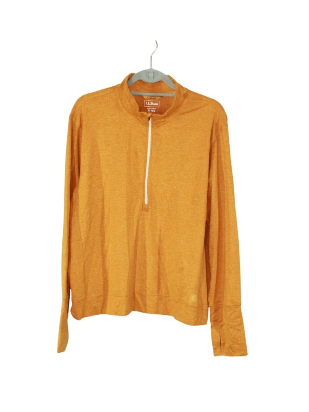 LL Bean VentureSoft Sweatshirt 1/4 Zip Athletic Top Sporty Activewear Small